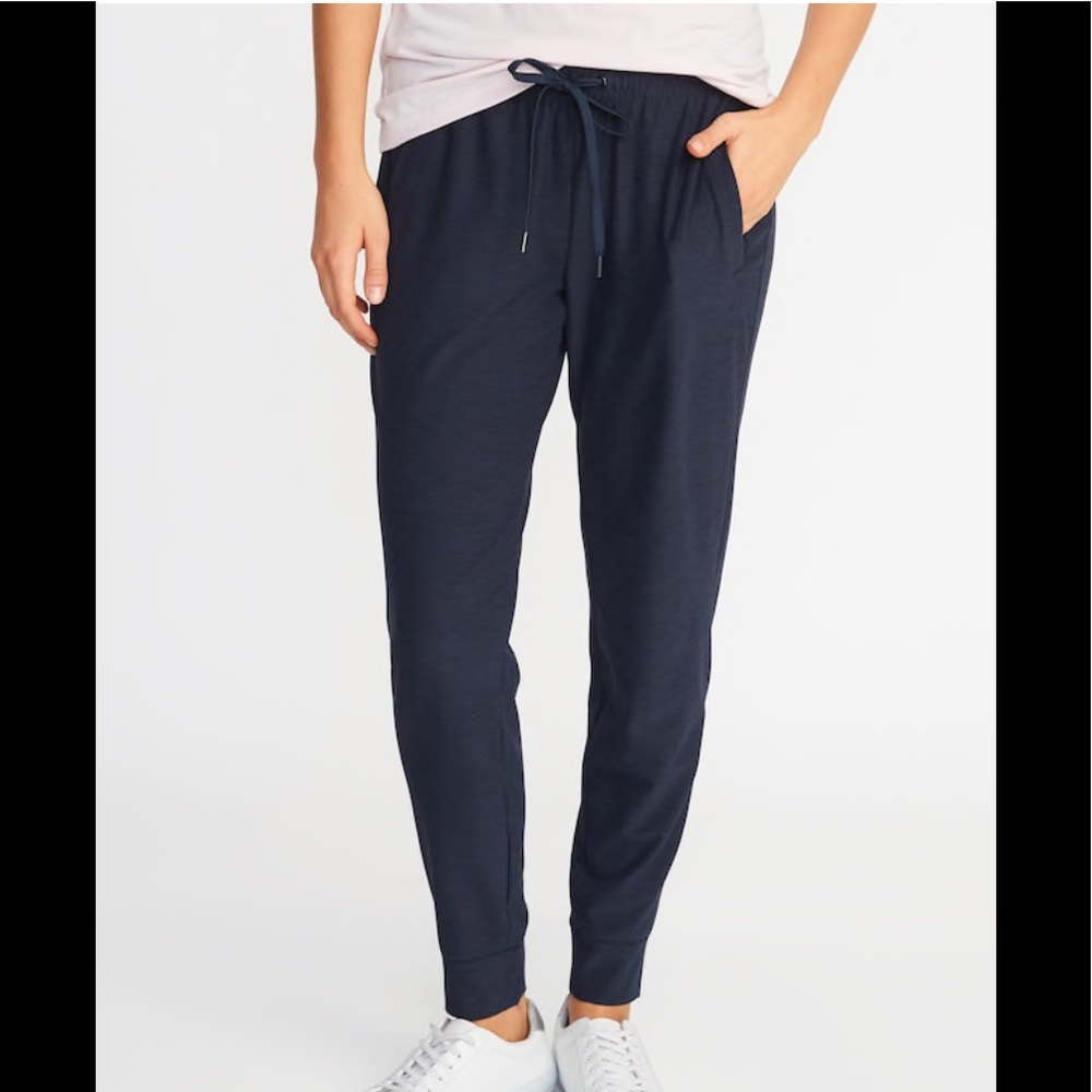 Navy blue light weight joggers almost NWOT